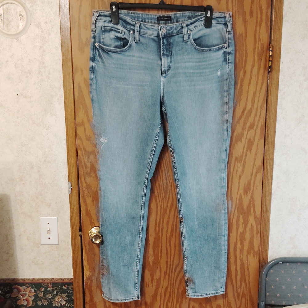 Silver Jeans Light Blue Skinny Jeans